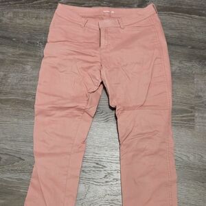 Old Navy Pixie Mid-Rise Pants in Coral